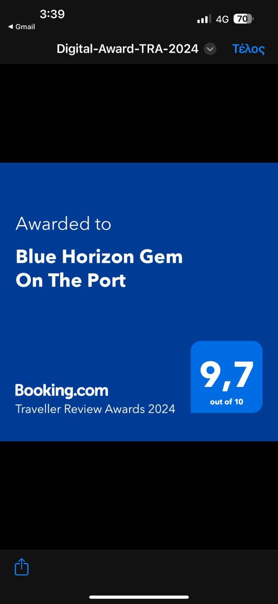 Blue Horizon Gem On The Port Apartment Rafina  Ngoại thất bức ảnh